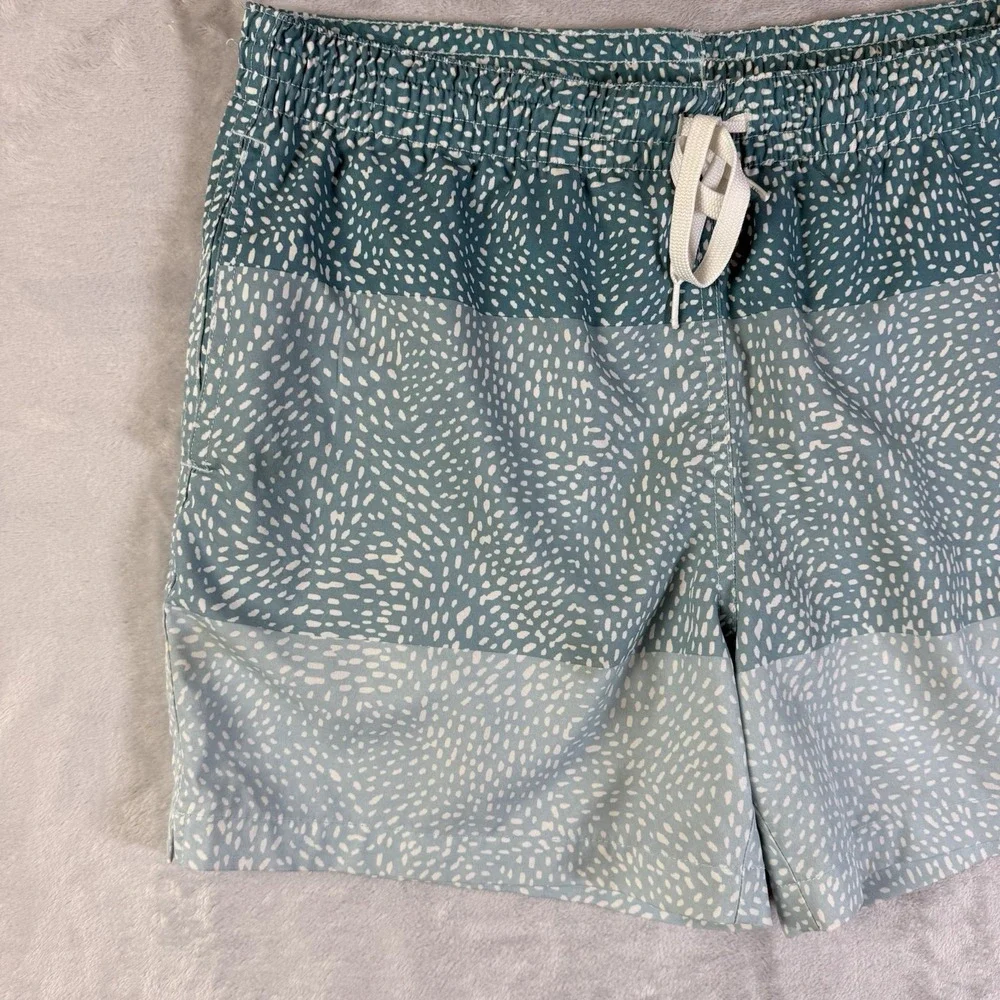 Chubbies The Whale Sharks Swim Trunks Shorts‎ Men's Small Blue Spotted Vacation
